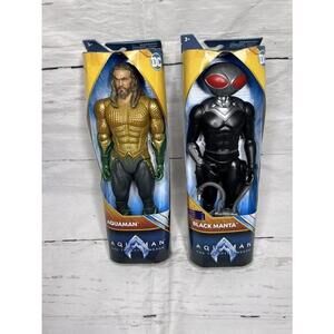 Aquaman and The Lost Kingdom - BLACK MANTA & AQUAMAN 11” Figures 1st Edition NEW